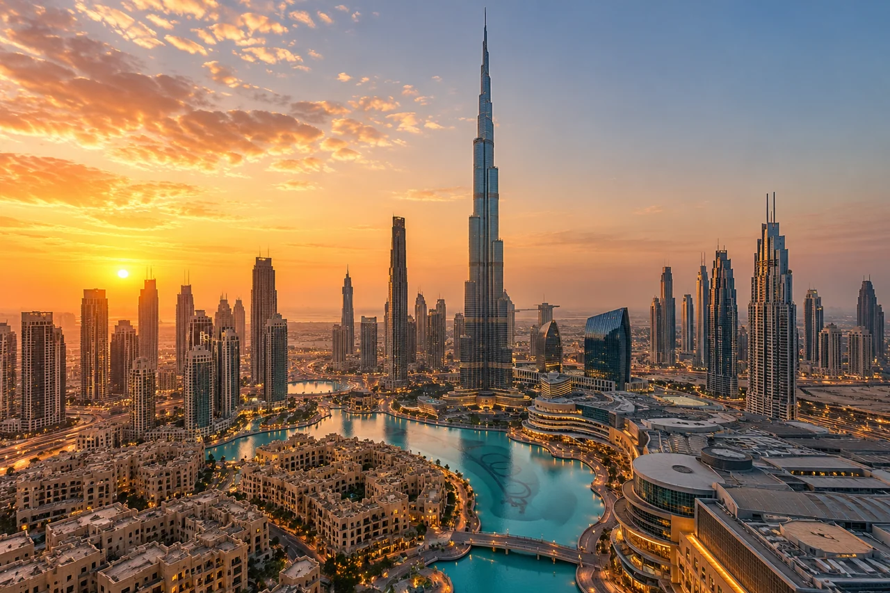 Illustrative Dubai skyline