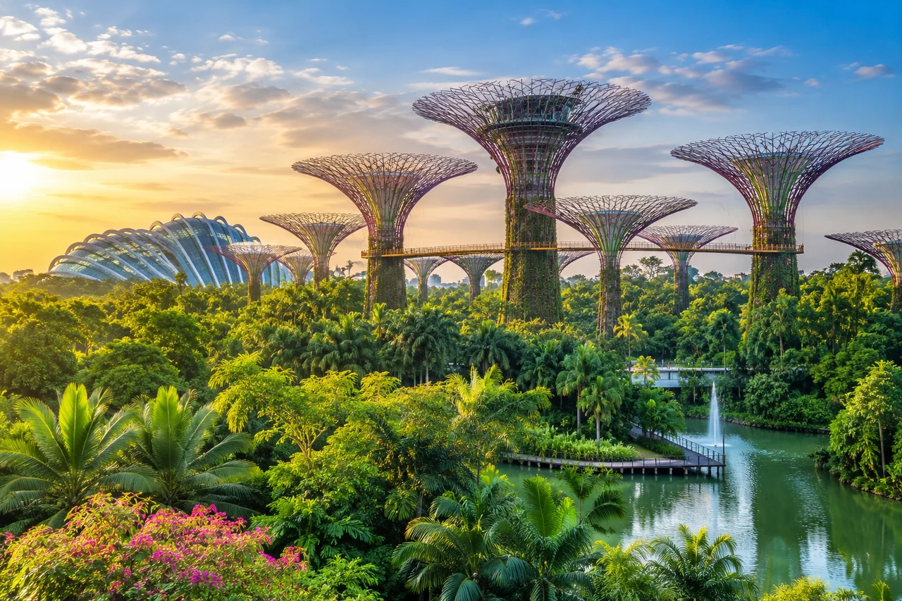 Illustrative Singapore gardens